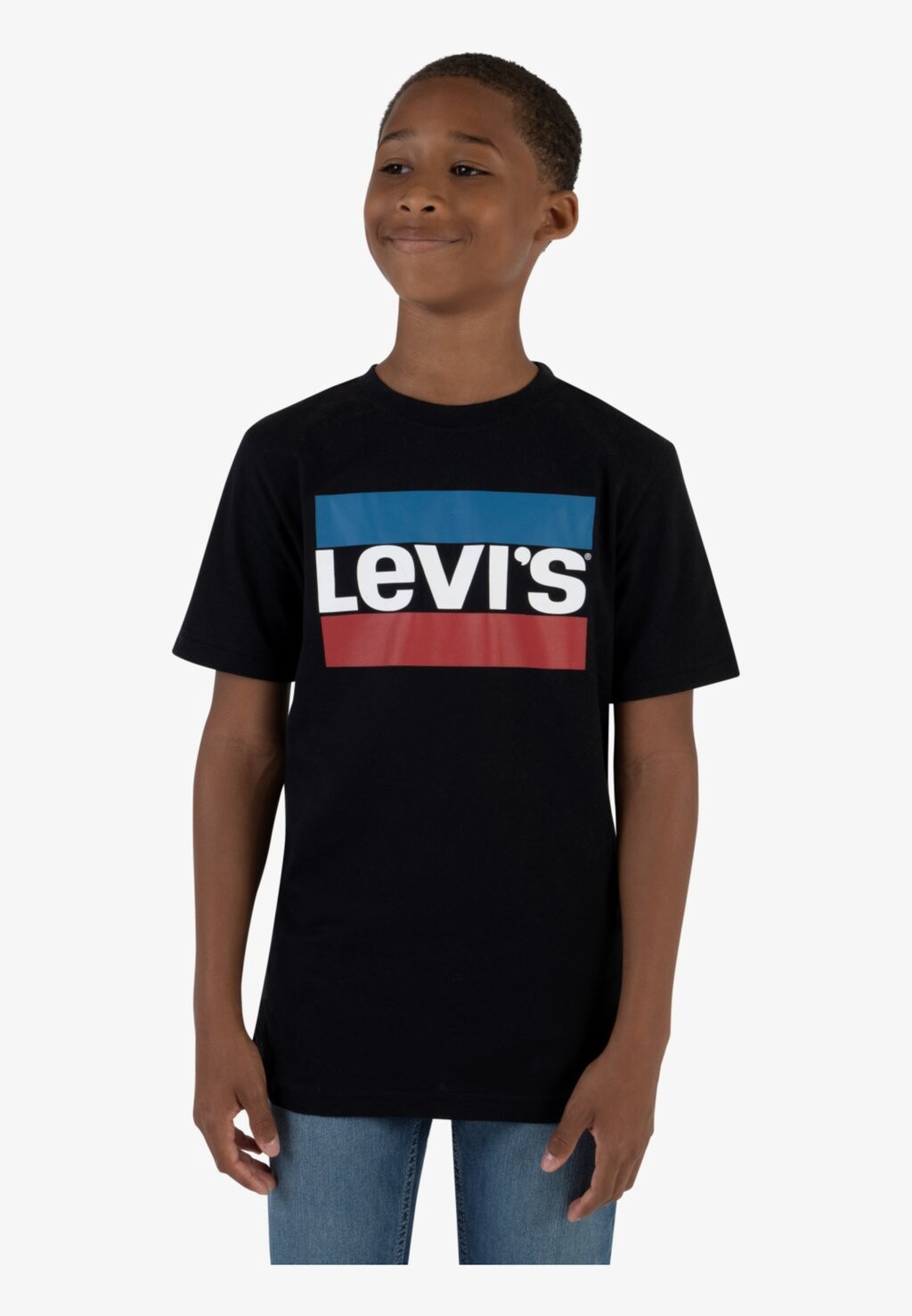 

Футболка с принтом SPORTSWEAR LOGO TEE Levi's, цвет black