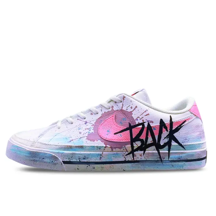 

Кроссовки Nike Court Legacy Skateboarding Shoes Men Low-top Blue, розовый