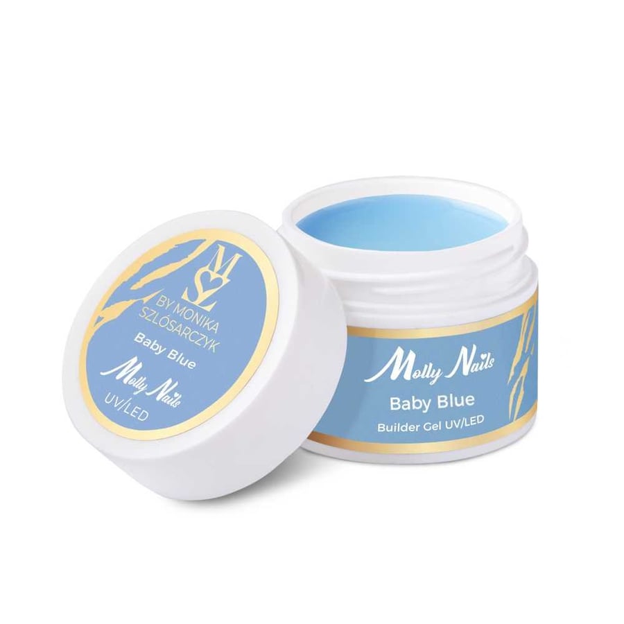 

Гель-лак Milky Dreams Gel Baby Blue от Monika Szlósarczyk Molly Nails HEMA Free 15 г