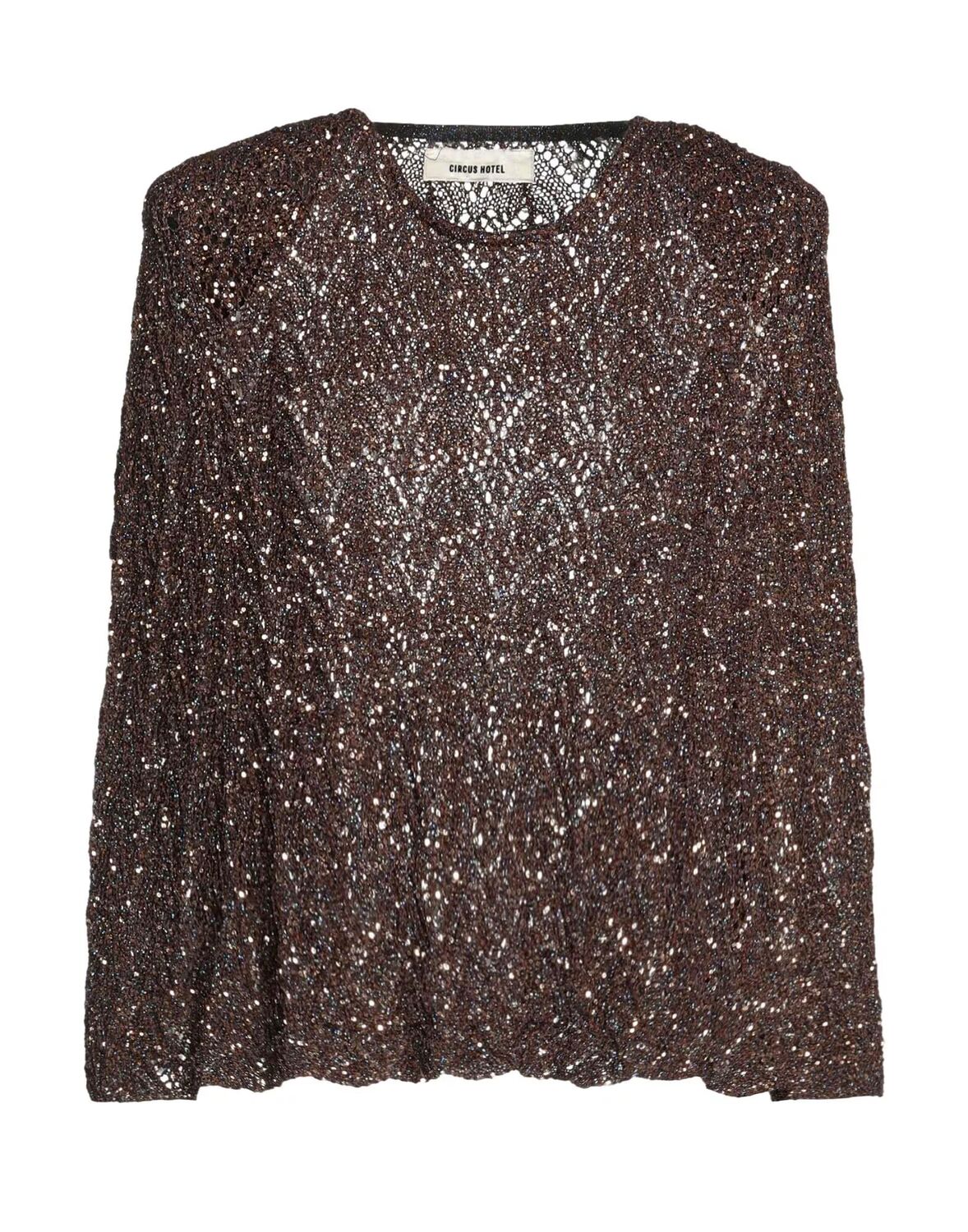 

Пончо Circus Hotel, темно-коричневый