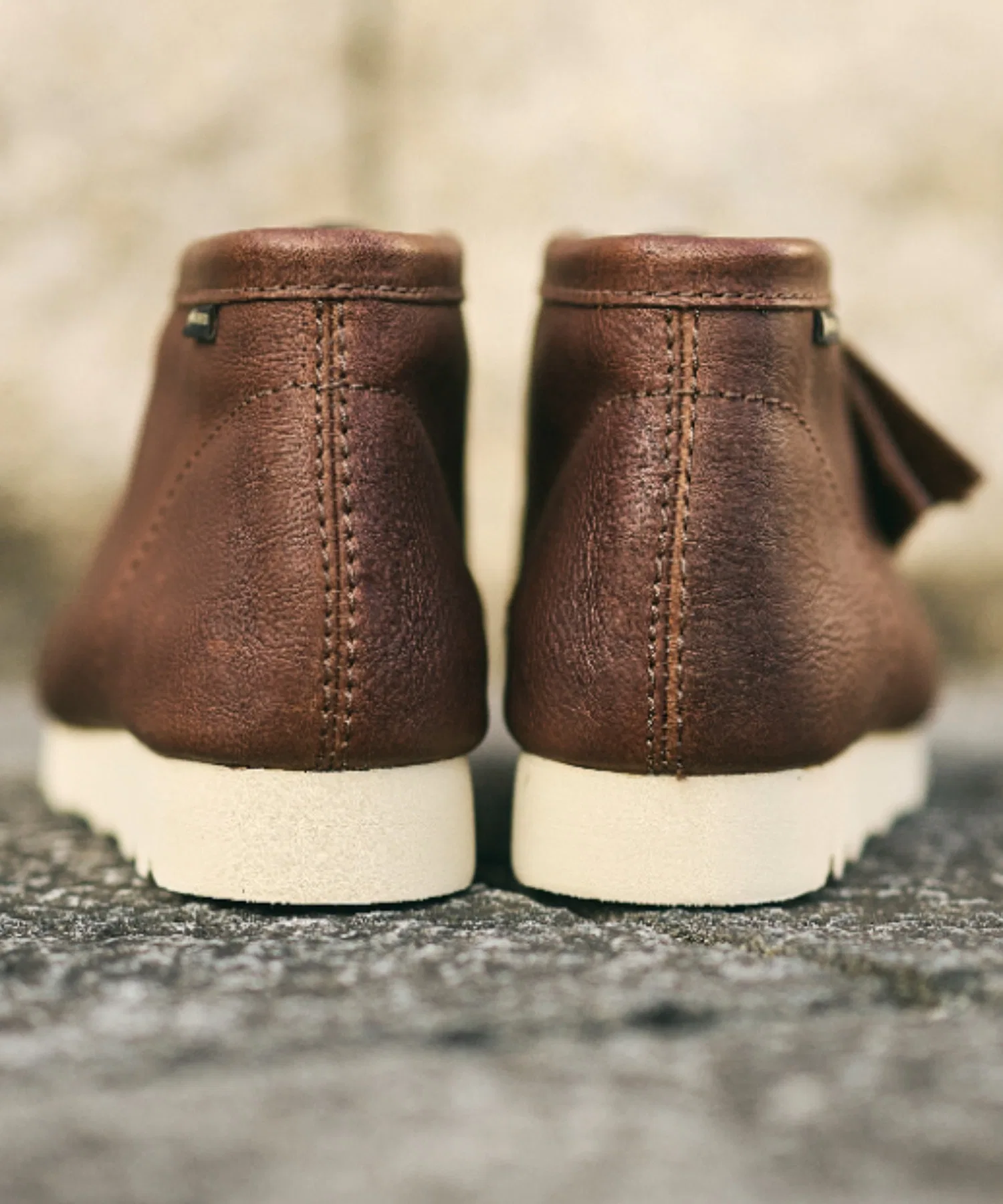 Мужские ботинки Clarks WALLABEE BOOT GTX коричневые — фото 3