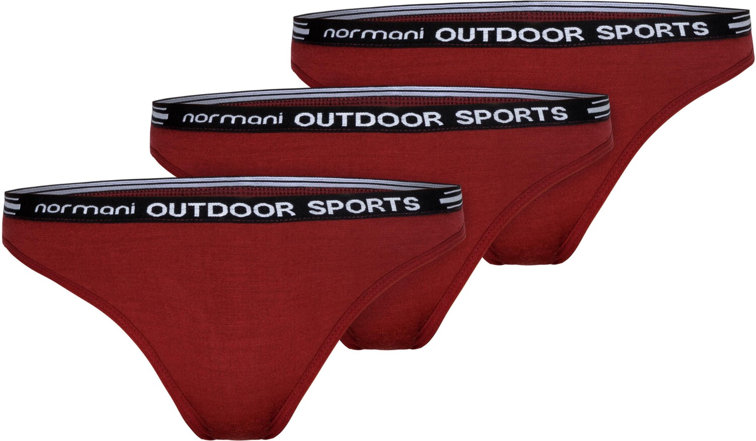 

Трусы Normani Outdoor Sports 3er Pack Damen Merino Tanga „Dubbo“, красный