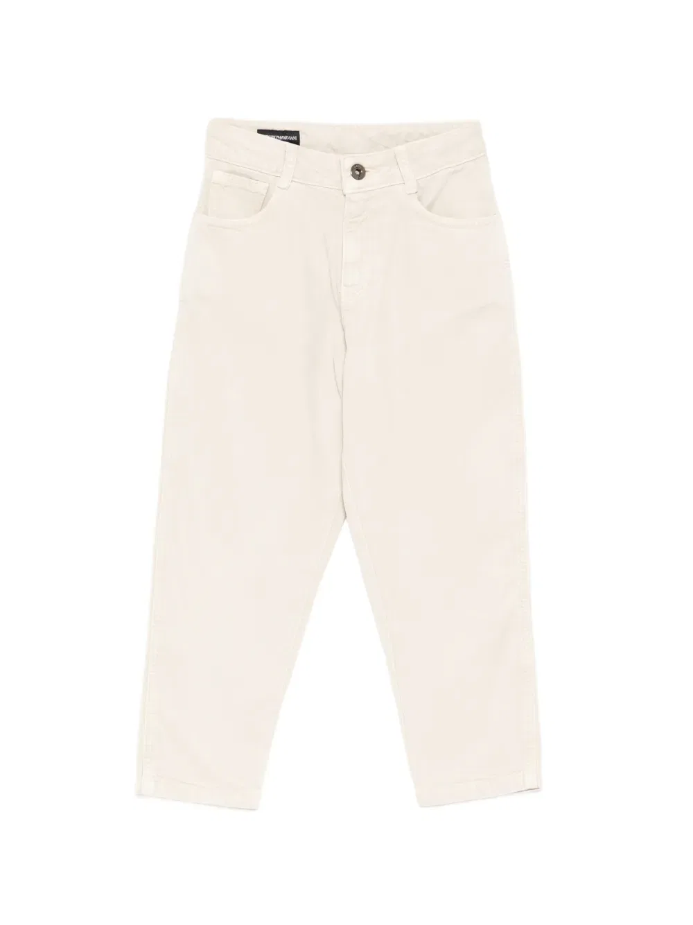 Брюки с нашивкой в виде логотипа Emporio Armani Kids, нейтральный