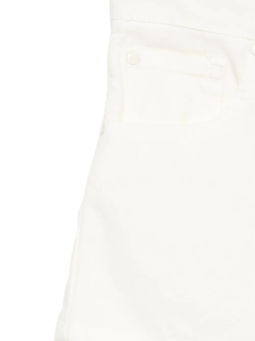 Шорты из хлопкового денима Stella Mccartney Kids, белый — фото 3