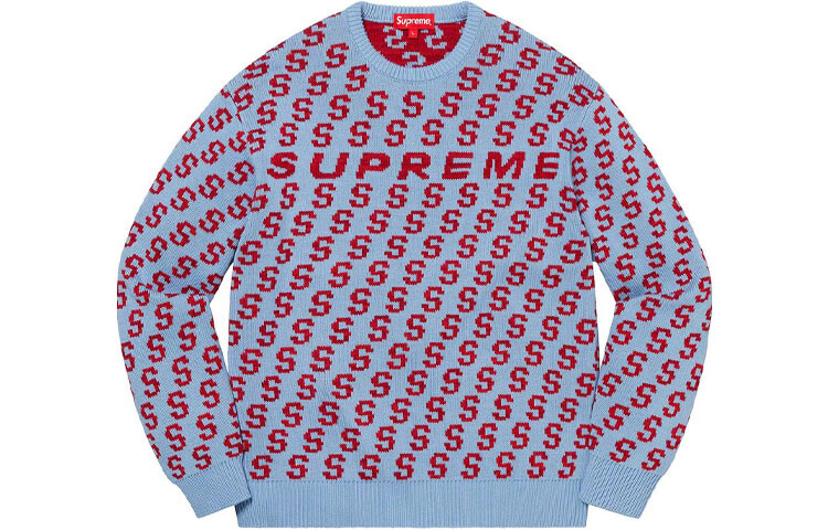 Свитер Supreme S Repeat, черный — фото 3