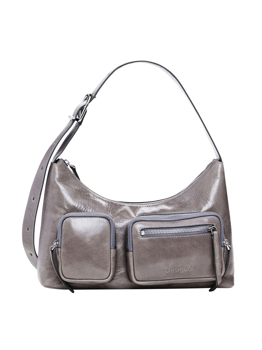 

Сумка через плечо Desigual Shoulder Bag, серебряный, Серебристый, Сумка через плечо Desigual Shoulder Bag, серебряный