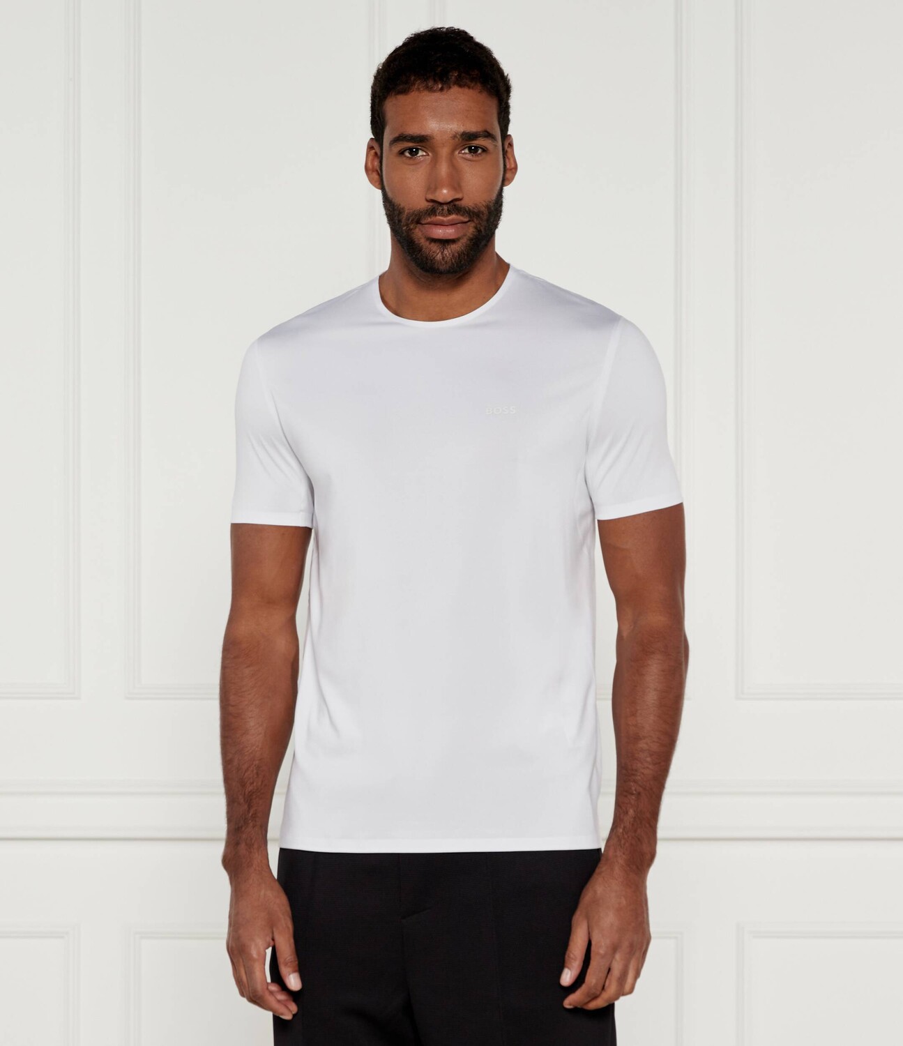 

Футболка BOSS GREEN Active 2 Slim Fit, белый