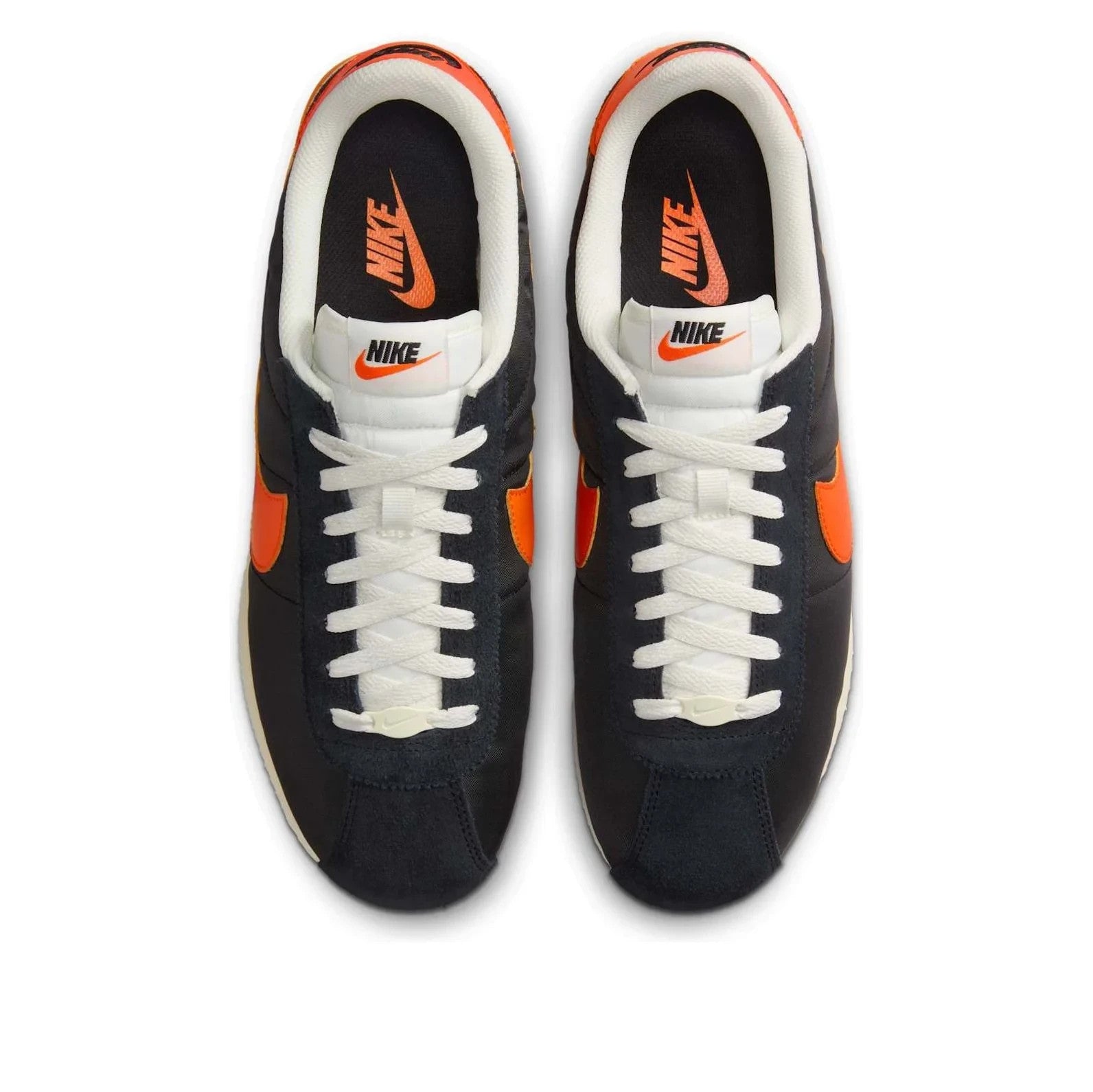 Кроссовки Nike Cortez HF0263-003 мужские, черно-оранжевые, на шнуровке, для повседневной носки, DWA1495 Nike, черный — фото 4