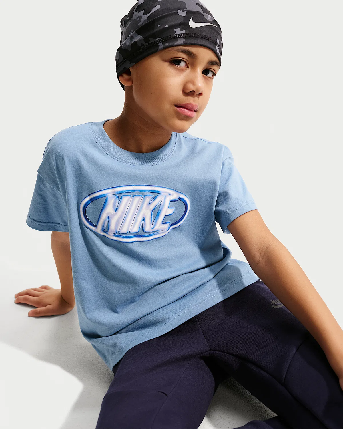 Детская футболка Max90 Nike Sportswear, Work Blue — фото 3