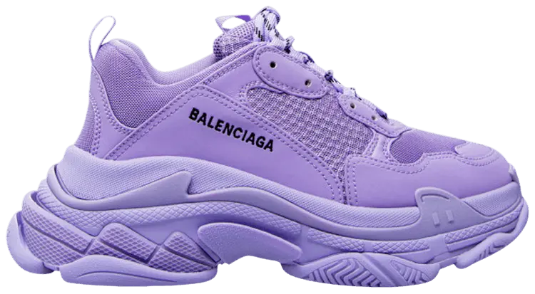 Кроссовки Balenciaga Wmns Triple S Sneakers 'Purple', фиолетовый