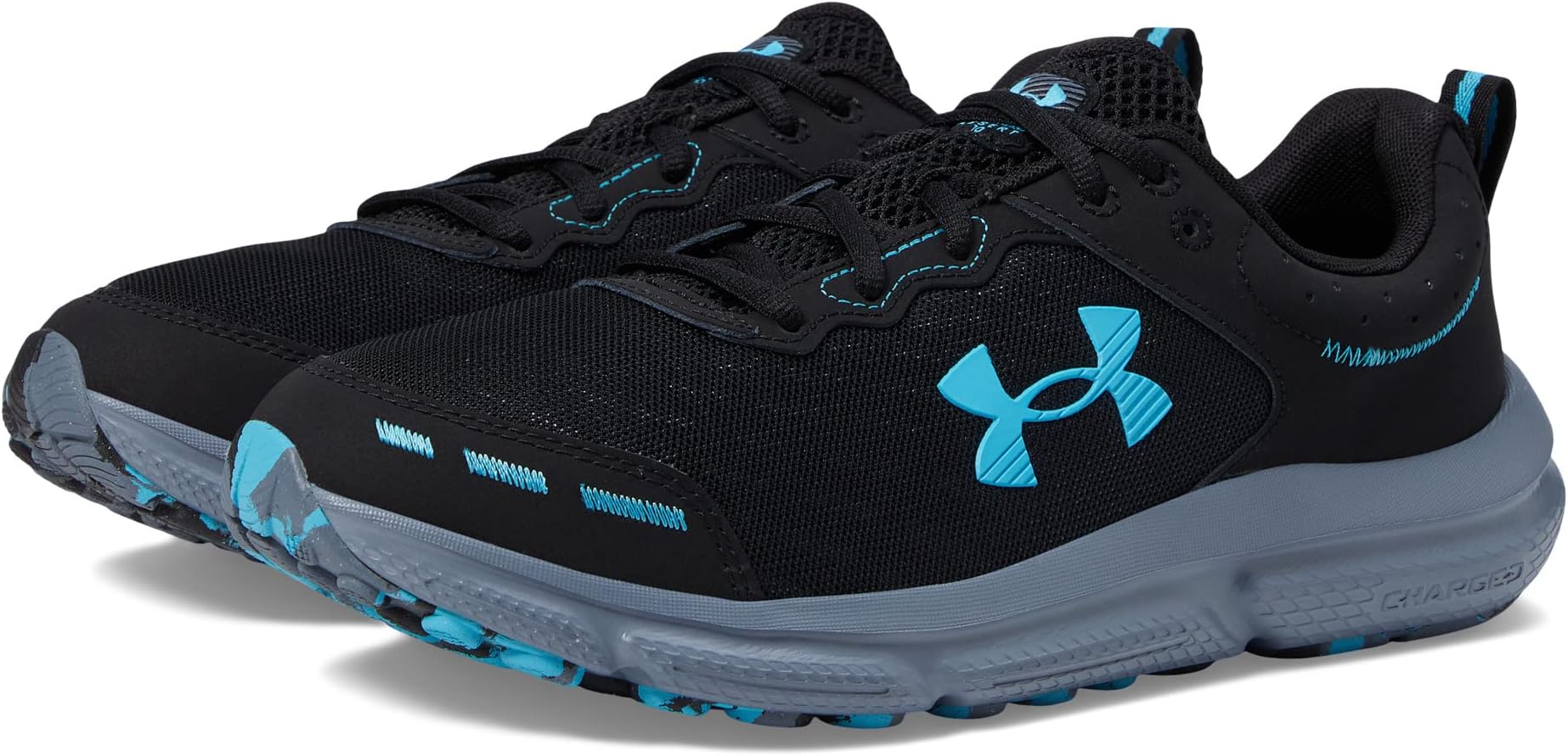 

Кроссовки Under Armour Charged Assert 10, цвет Black/Black/Blue Surf