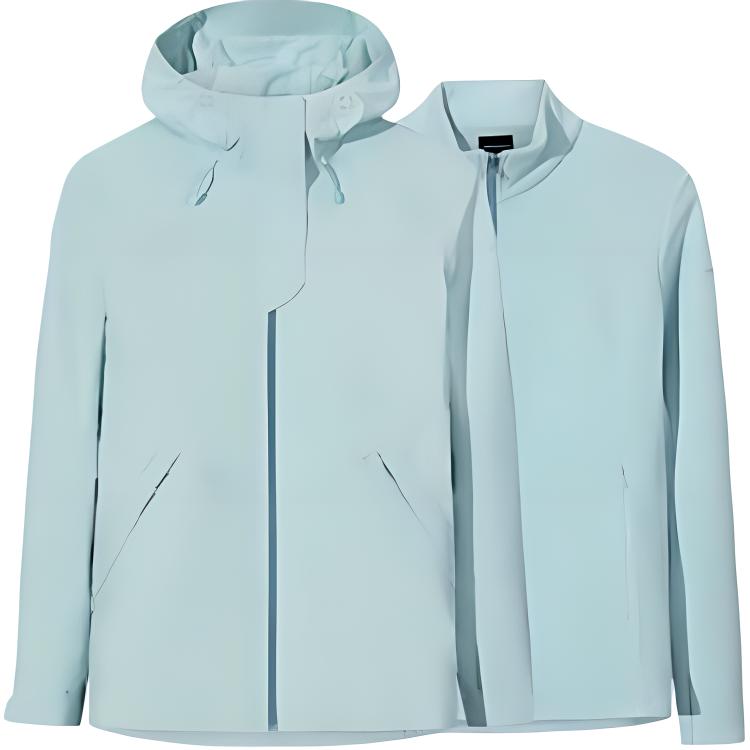 

ANTA Ветровка женская водонепроницаемая ветрозащитная дышащая, Teal Green-5