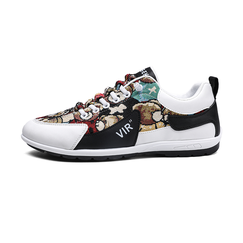 

Антискользящие и износостойкие дышащие низкие кеды PLAY COBBLER, белый черный