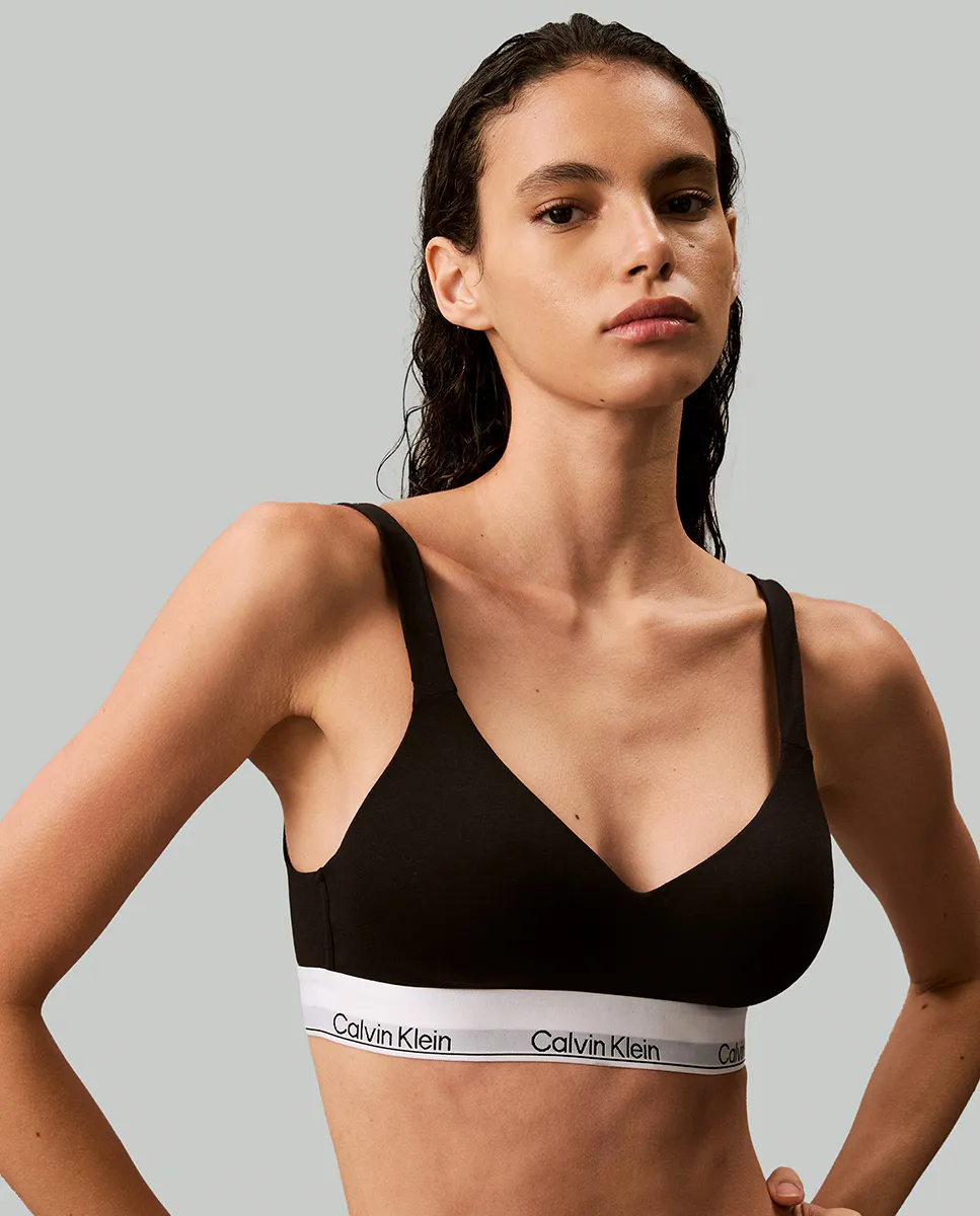 

Мягкий бюстгальтер-бралетт - Modern Cotton Calvin Klein, черный