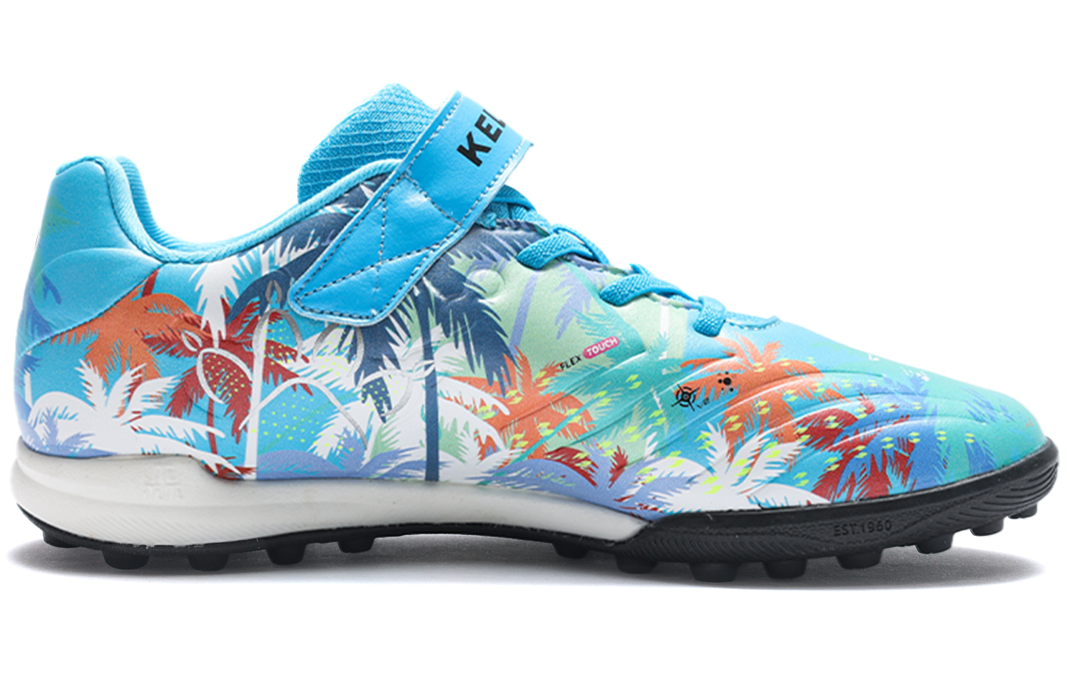 KELME Master 2.0 нескользящая устойчивая к истиранию низкая футбольная обувь white multicolor детская — фото 3