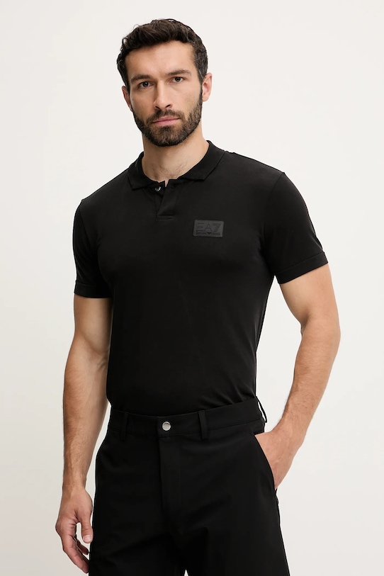 

Поло Ea7 Emporio Armani, черный