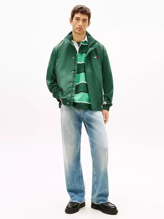 Ветровка с эмблемой флага, темно-зеленая Tommy Hilfiger — фото 2