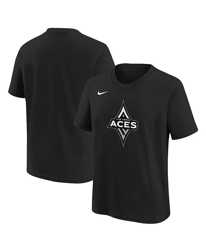 

Футболка с логотипом Las Vegas Aces Essential для больших мальчиков и девочек, черная Nike