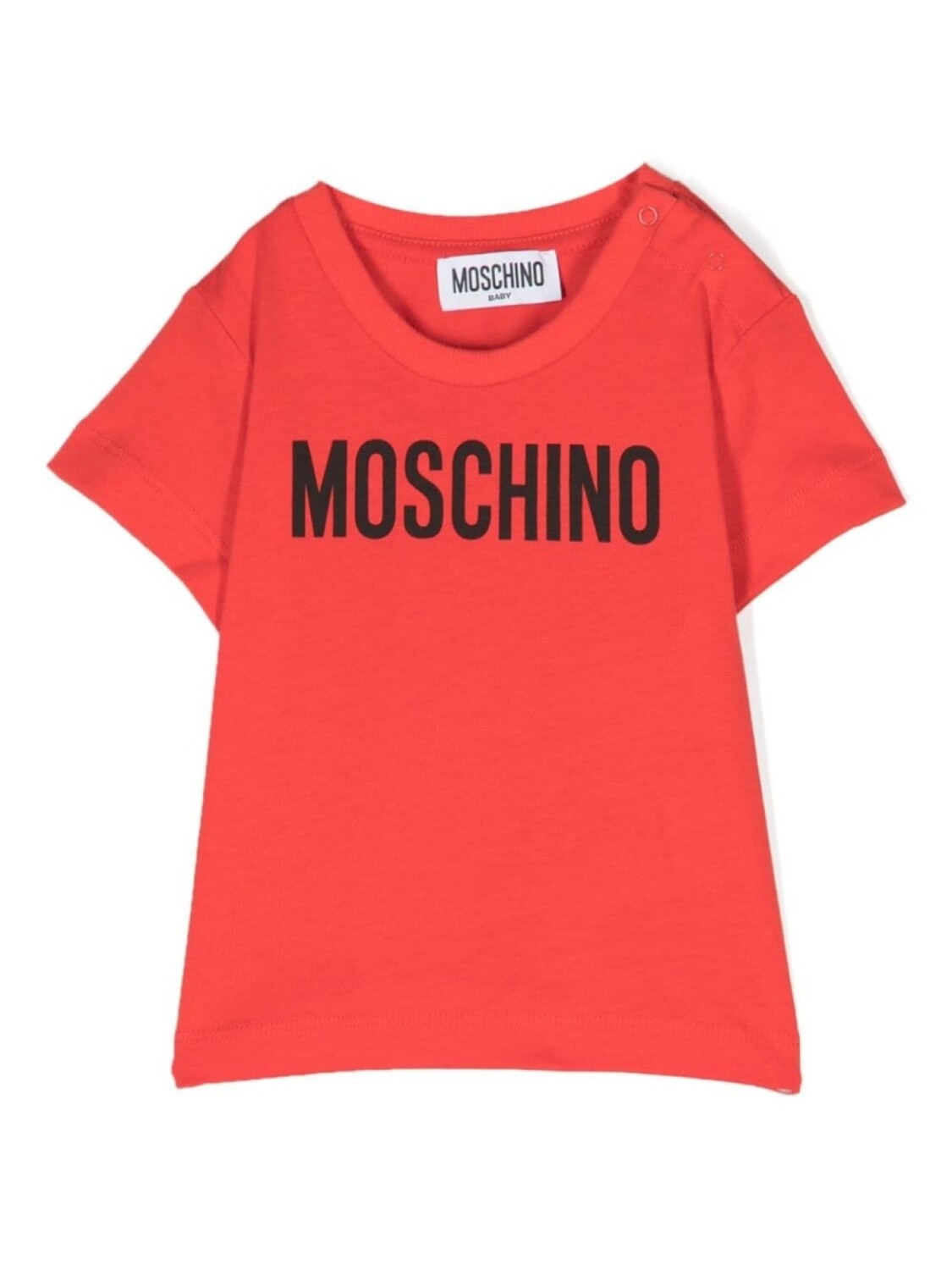 

Moschino Kids футболка с логотипом, красный