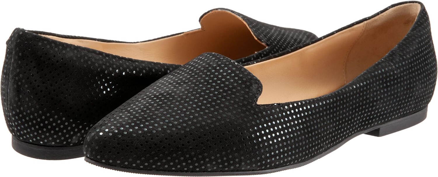

Балетки Harlowe Trotters, цвет Black Dot Suede