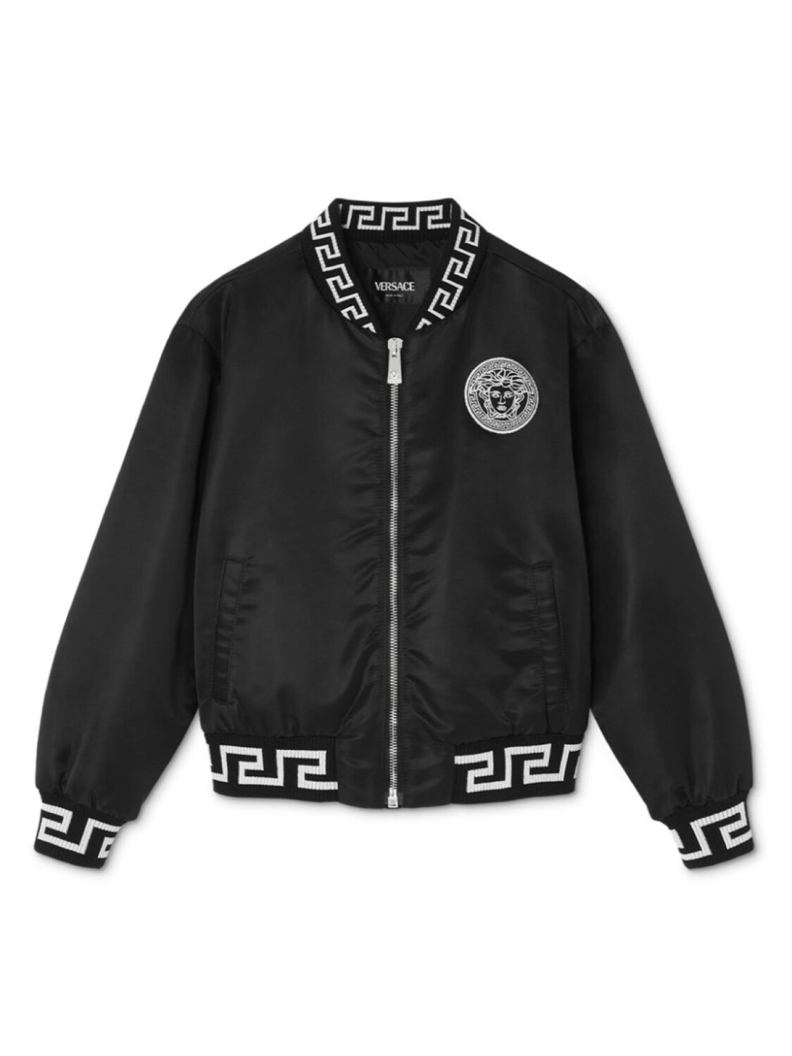 

Versace Kids куртка-бомбер «Медуза», черный