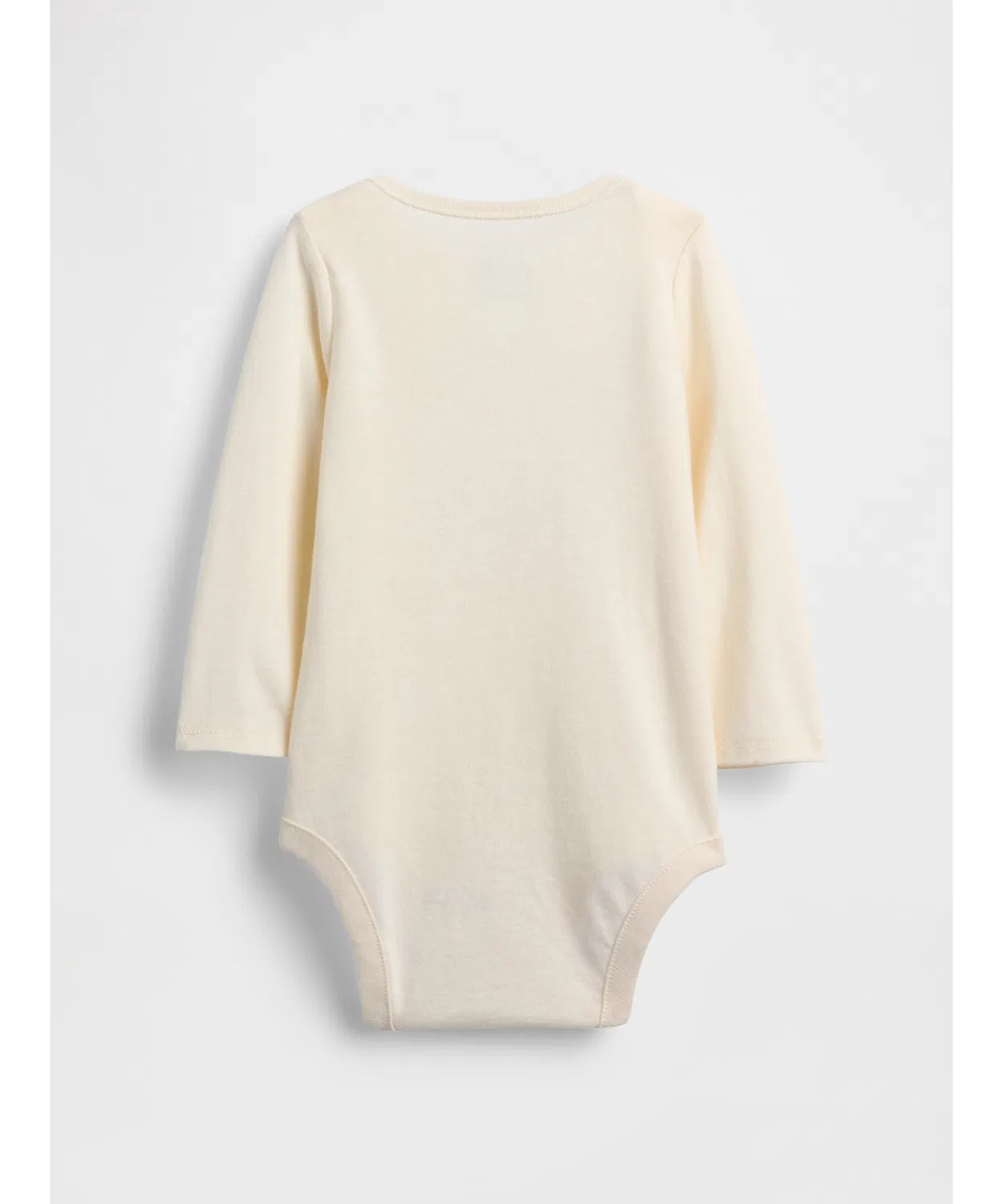 Боди с графическим принтом Gap Organic Cotton для малышей, цвет слоновой кости — фото 2