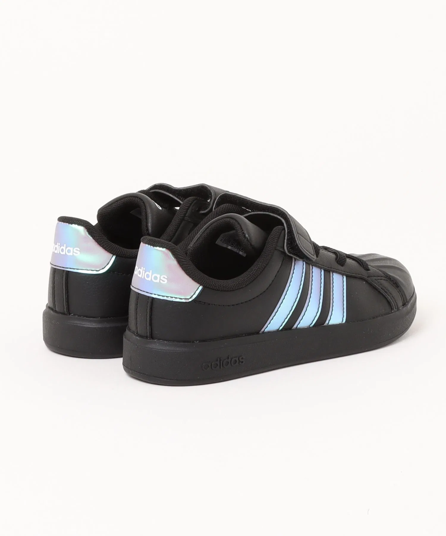 Детские кроссовки adidas STREETTALK EL C чёрные с белым — фото 2