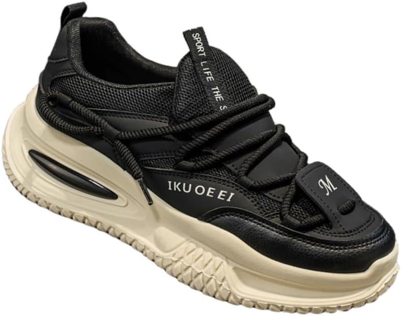 

Мужские спортивные кроссовки больших размеров, модные - противоскользящие, прочные, дышащие и удобные. Подходят для тренажерного зала, активного отдыха и повседневного использования Clolinde, черный