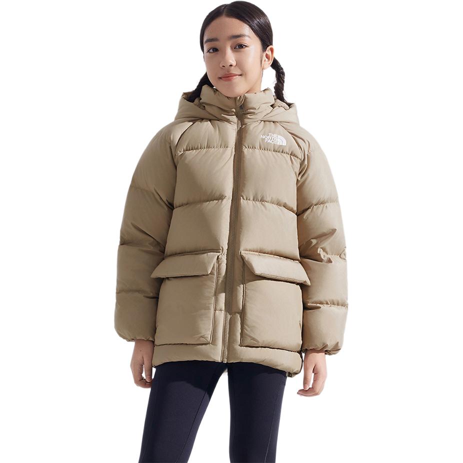 Утепленная куртка для детей THE NORTH FACE, коричневый — фото 3
