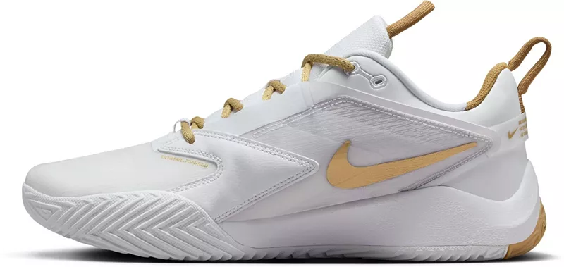 Волейбольные кроссовки Nike HyperAce 3, белый/золотой — фото 4
