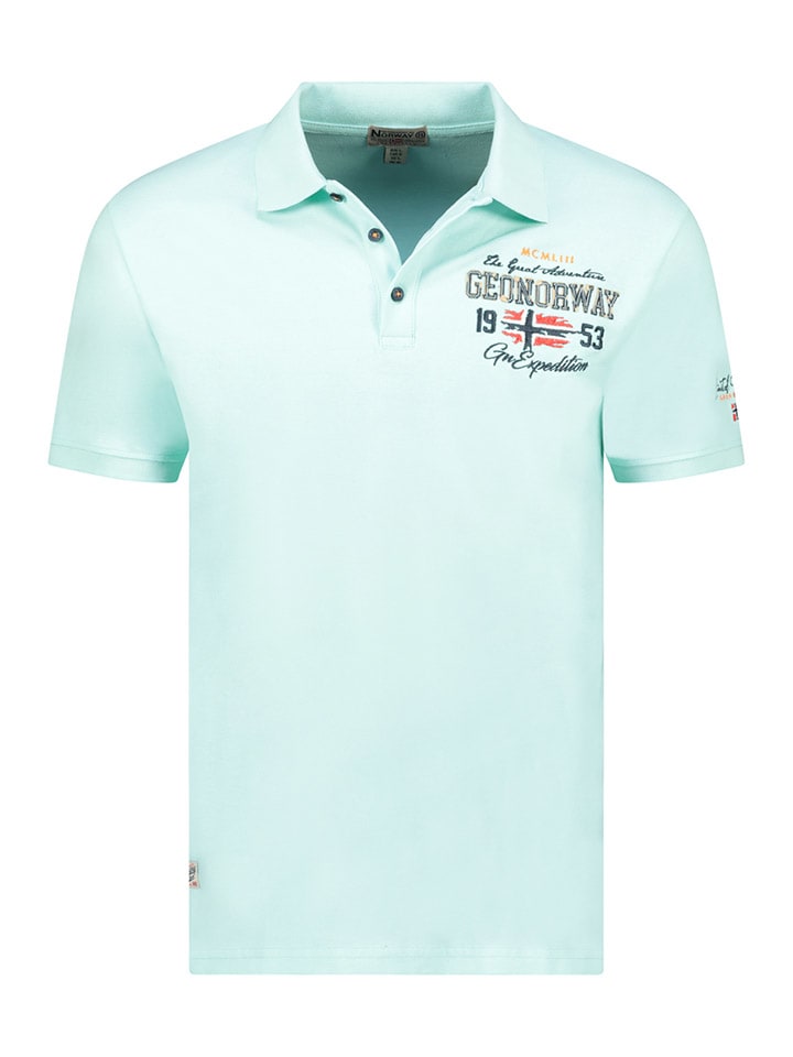 

Футболка поло Kapuccino Geographical Norway, мятный