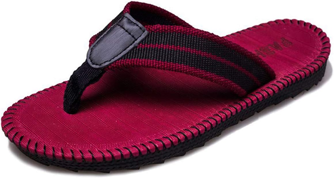 

Мужские удобные нескользящие шлепанцыBY для пляжа Xsby, красный