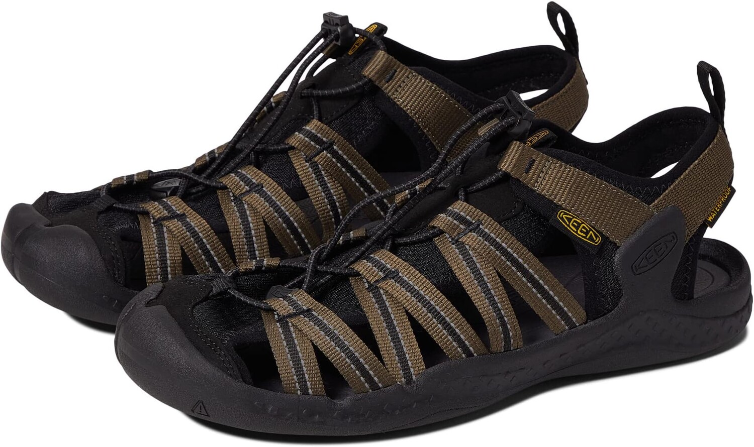 

Сандалии Drift Creek H2 KEEN, цвет Dark Olive/Black