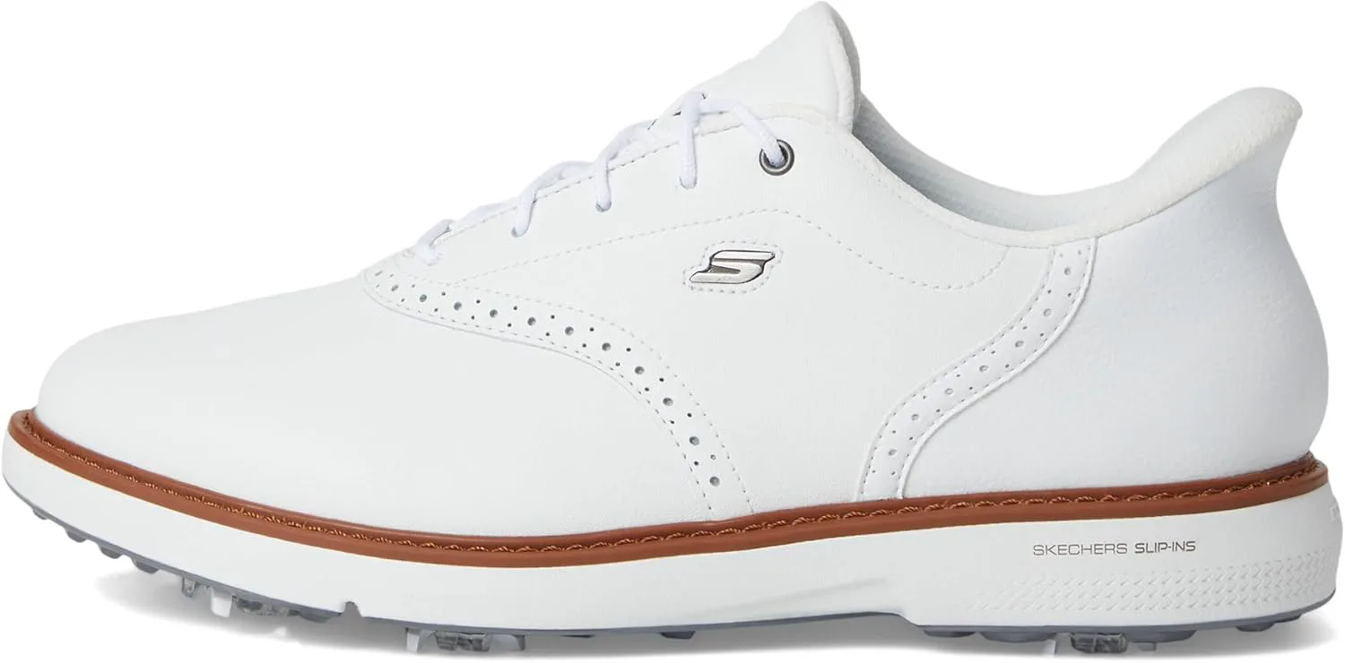 Мужские гольф-кроссовки Skechers Prestige с анатомической стелькой, белый — фото 4