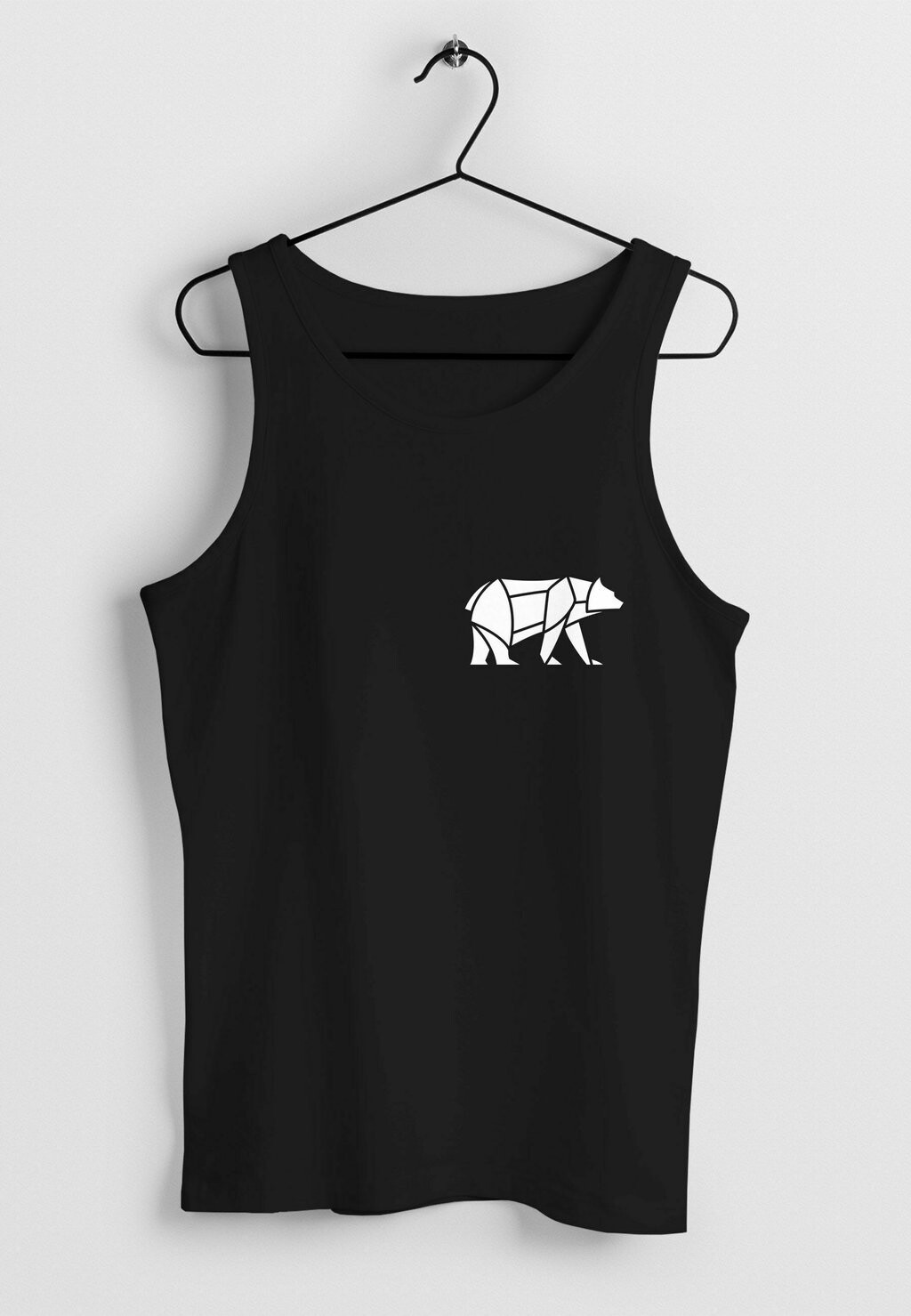 

Топ DESIGN PRINT BÄR NATUR OUTDOOR FASHION S Neverless, черный металлик