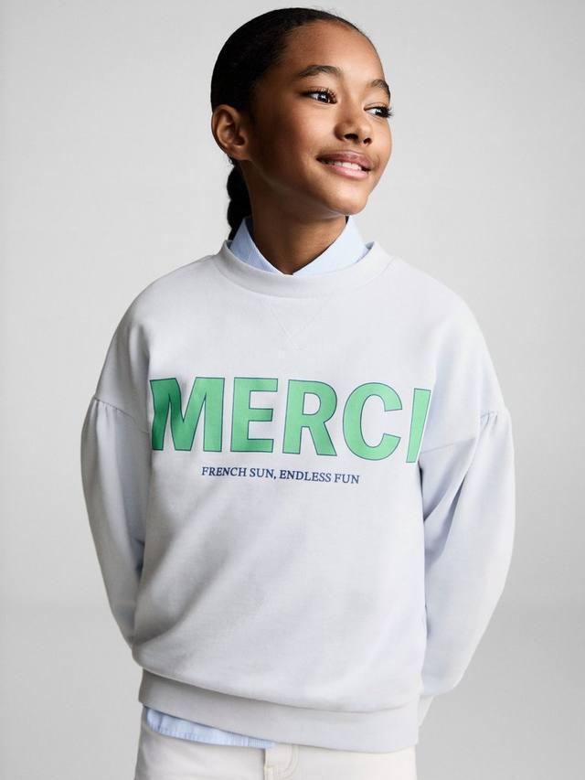 

Детский свитшот Merci Mango, Light Pastel Blue