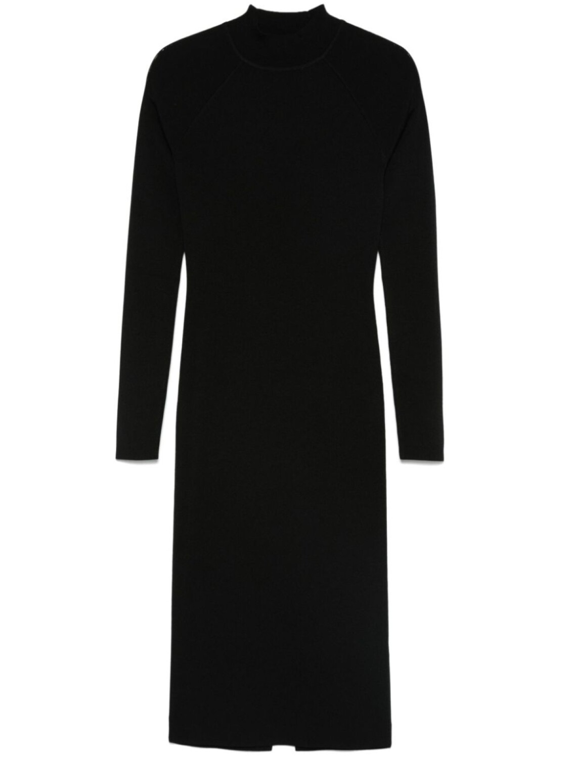 

Вязаное платье миди Patrizia Pepe, черный