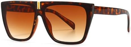 

Модные винтажные квадратные черные солнцезащитные очки для женщин, большие солнцезащитные очки для мужчин, стильные очки для вождения с защитой от УФ-излучения UV400 MTZJH, C4