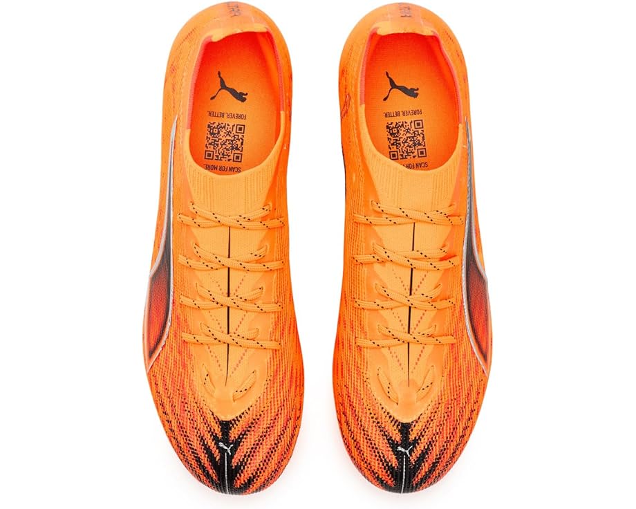 Мужские бутсы PUMA Ultra 6 Pro Firm, Artificial Ground, Heat Fire/Black/Glowing Red — фото 2