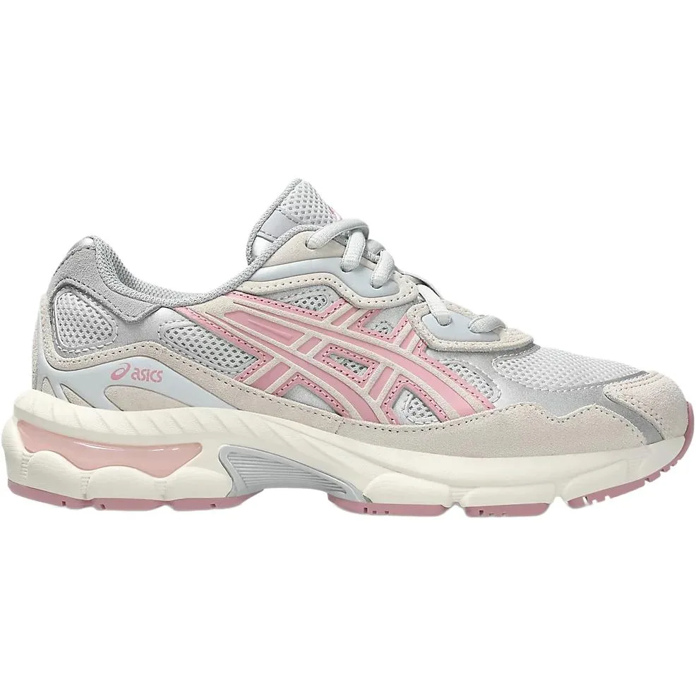 ASICS Детские кроссовки для бега GEL NYC Breathable Support Low top серо-розовые унисекс — фото 2