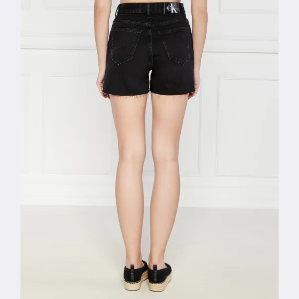 Джинсовые шорты Mom Fit Calvin Klein, черный — фото 2