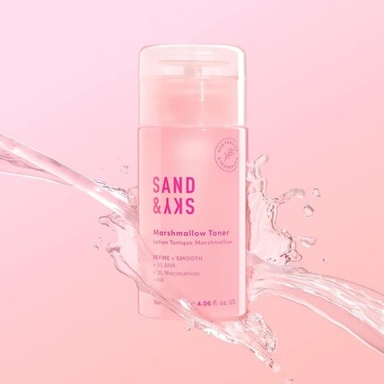 Тоник Sand & Sky — Marshmallow Увлажняющий отшелушивающий , осветляющий кожу Сужение пор Минимизация — фото 2