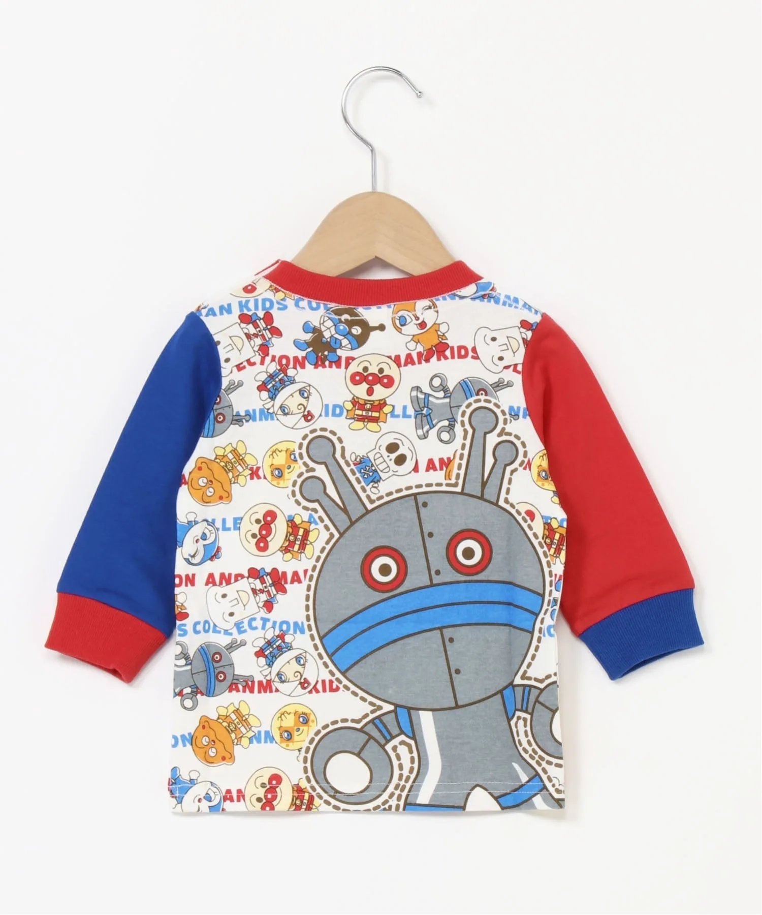 Детская коллекция ANPANMAN / (K) Футболка с длинными рукавами с рисунком в стиле чиби. Anpanman Kids Collection, multicolor — фото 3