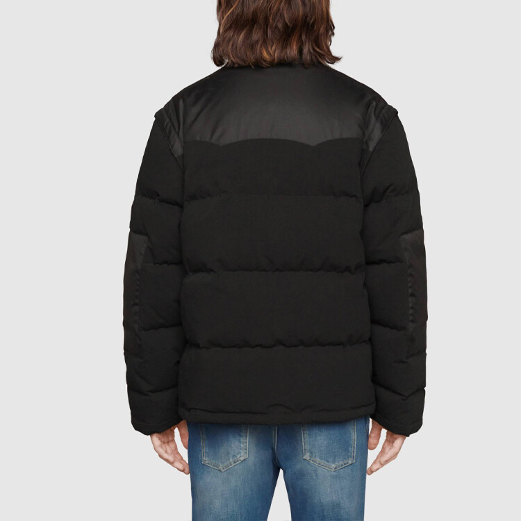 Куртка мужская Gucci Detachable Sleeve, черная — фото 4