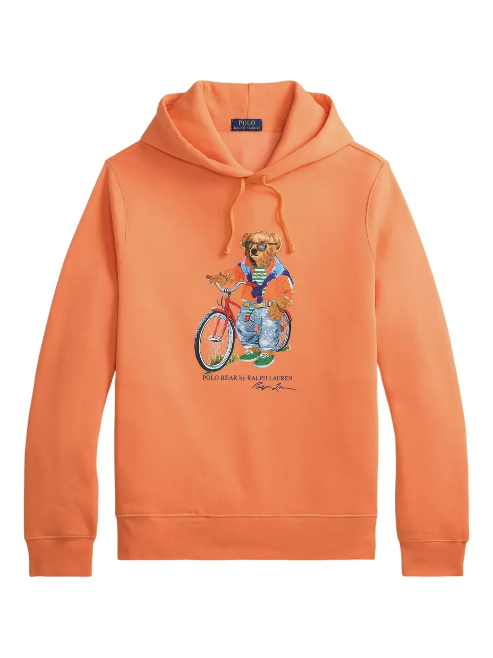 

Худи с графичным принтом Polo Ralph Lauren, оранжевый