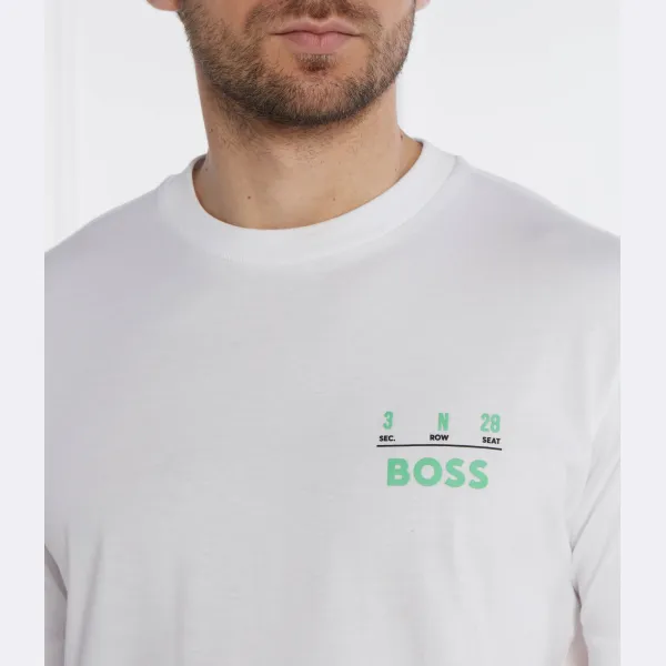 Футболка свободного кроя te_records Boss, белый — фото 2