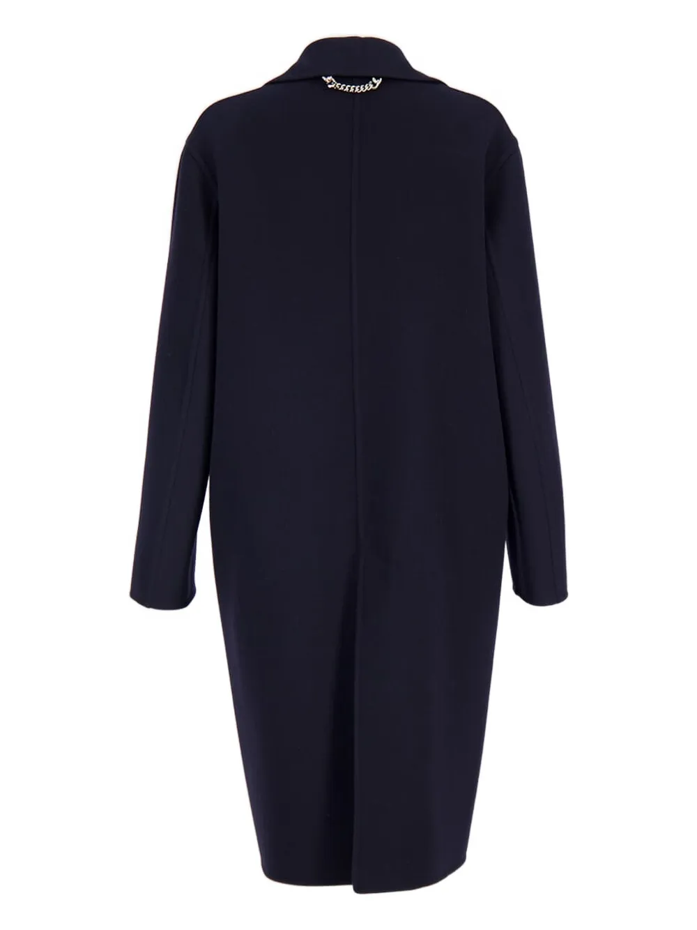 Двубортное шерстяное пальто Stella Mccartney, синий — фото 2