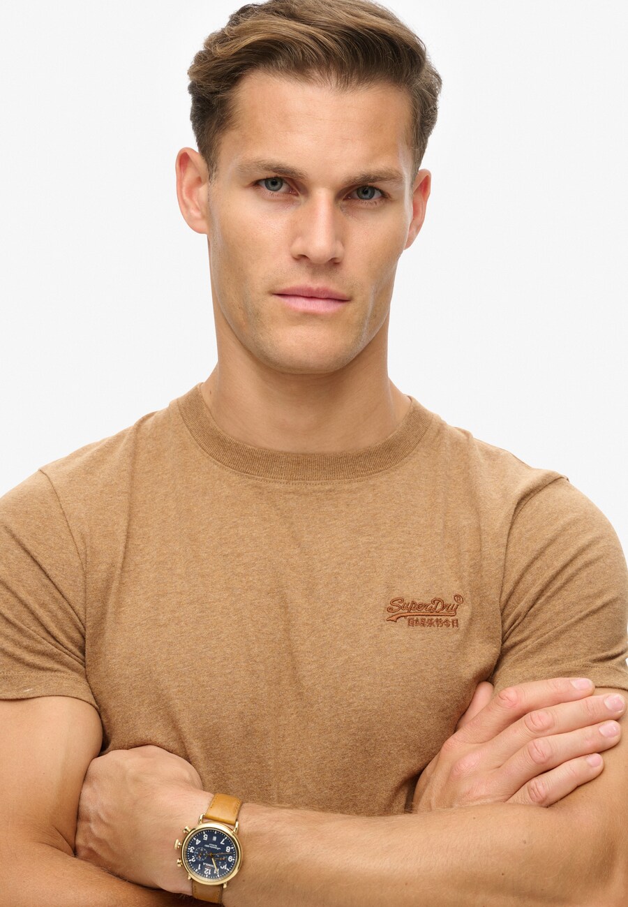 Рубашка Superdry Essential, светло-коричневый — фото 3