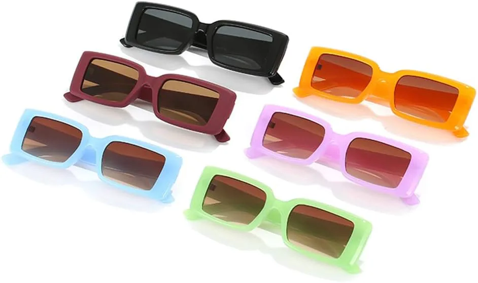 

Женские солнцезащитные очки, голубые и зеленые очки, мужские солнцезащитные очки с защитой от УФ-излучения UV400 и градиентным переходом цвета FYTUP, Jelly Orange Tea