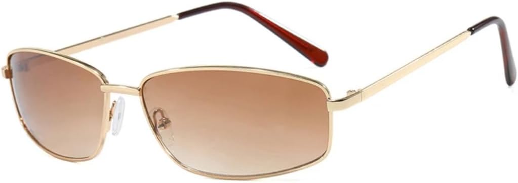 

Винтажные солнцезащитные очки для женщин, модные, с градиентным покрытием, в стиле хип-хоп, с защитой от УФ-излучения UV400, очки для вождения VVTWSSW, Gold Gradient Tea